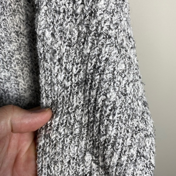 Abercrombie & Fitch Heather Gray Open Front Knit Long Sleeve Cardigan Sweater M‎ - Picture 5 of 15
